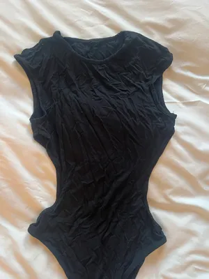 Black Cut Out Bodysuit thumbnail 2