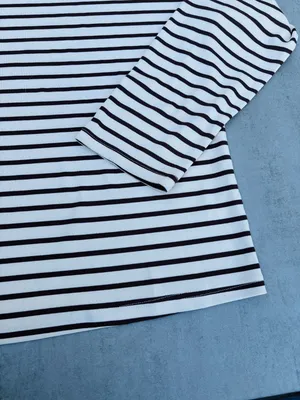 Ladies XXL Brown/Beige Stripe Top - like new! thumbnail 7