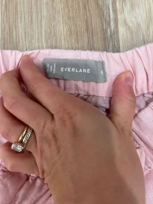 Everlane pink linen set thumbnail 7