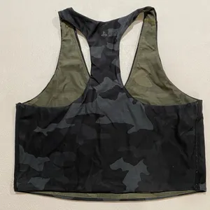 prAna Momento Reversible Camo Crop Top XS/S Racerback Yoga Activewear thumbnail 4