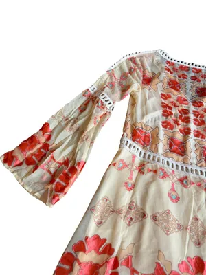 For Love And Lemons Barcelona Mini Dress Embroidered Rare Boho Size XS Women's thumbnail 11