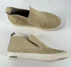 SeaVees Huntington Middie Suede Slip On Shoe in Taupe‎ Size 8.5 thumbnail 1