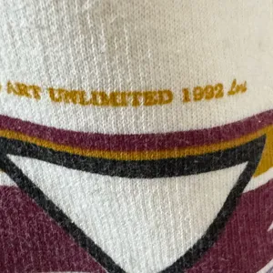 Vintage Aztec‎ sweatshirt 1992 Art Unlimited Southwest – Made in USA medium thumbnail 8