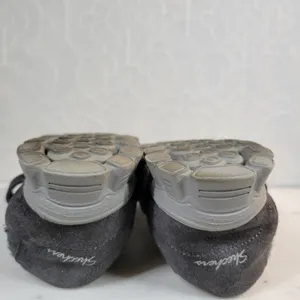Skechers Womens Mary Jane Shoes 8 Gray Comfort Non-Slip Sneakers Memory Foam thumbnail 11