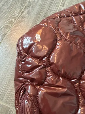 FP Movement Free people Maroon Quilted puffer Shoulder Bag EUC thumbnail 5