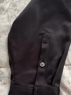 GAP Black Button up relaxed fit long sleeve Shirt size L front pocket minimalist thumbnail 14