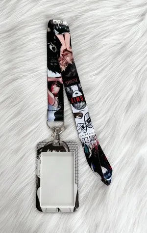 Tomie Junji Ito lanyard with Id/ card holder thumbnail 3
