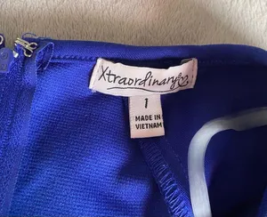 Xtraordinary blue prom mini dress thumbnail 5