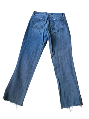 Good American Good Boy High-Rise Distressed Boyfriend Jeans thumbnail 8