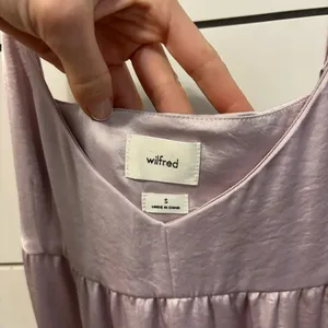 Aritzia Wilfred Lover Satin Mini Dress - Light Purple thumbnail 4