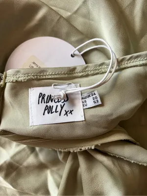 NEW Princess Polly Jemma Dress Mini Sage Green plus size US 20/AU 24 Silky Open thumbnail 11