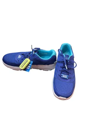 Skechers Go Run 7 wms blue low top walking running sneakers sz 9.5 SKU 10-375 thumbnail 2