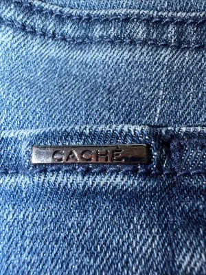 Cache Light Blue Flared Jeans with Decorative Buttons thumbnail 10
