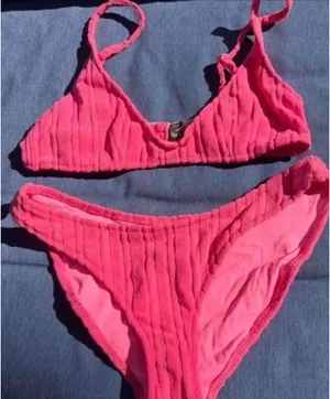 Triangl pink bikini thumbnail 2