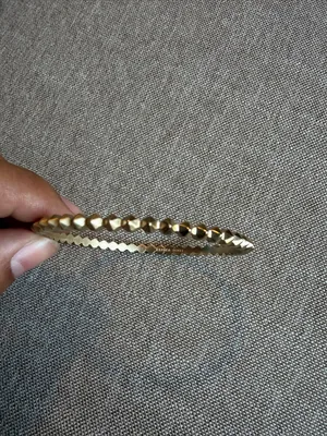 Kendra Scott Gold Faceted bangle Bracelet thumbnail 3