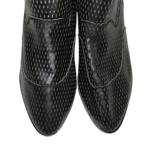 Kelsi Dagger Black Alaska Perforated Zip Ankle Booties(Size 8) thumbnail 5