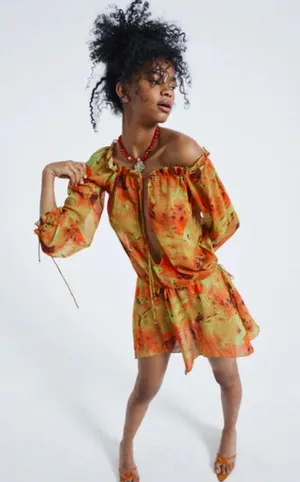 Jaded London Loco Print Cover Up Dress thumbnail 2