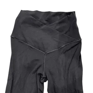 Offline by Aerie Real Me Crossover Flare Hi-Rise Leggings Black, Size XS Short​​ thumbnail 3