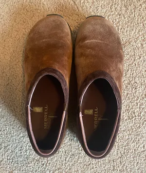 Merrell Encore Adams Slip On Brown Moccasin Shoes Q Form Ortholite Women’s thumbnail 1
