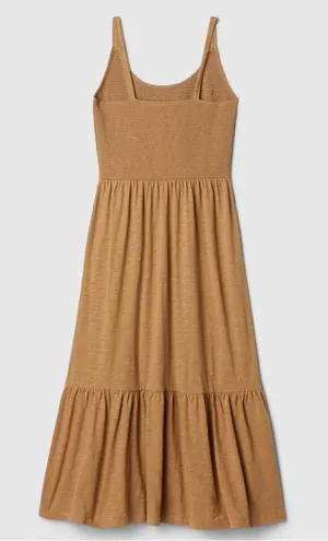 Gap - ForeverSoft - Smocked Midi Dress - Brand New! thumbnail 1