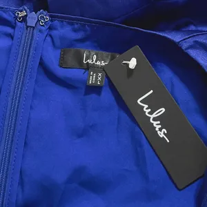 Lulus Stunning Desire Cobalt Blue Satin Pleated Tiered Midi Dress size XXL NWT thumbnail 3