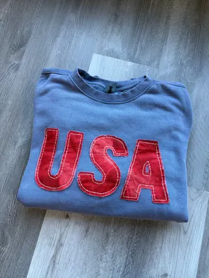 USA sweatshirt Blue Size M thumbnail 2