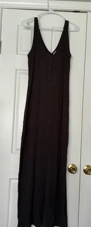 Aerie Grey Maxi Dress Size Medium thumbnail 1