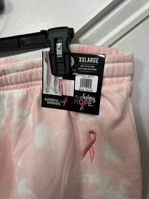 Rails Susan Komen Women s Size 2XL Pink Tie Dye Jogger Pants Ramona Warrior thumbnail 4
