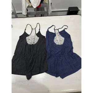 Romper bundle‎ dark grey and blue size small thumbnail 2