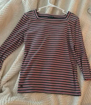 Ralph Lauren long sleeve striped shirt thumbnail 1