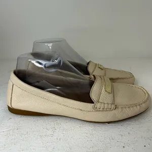 Coach Beige Leather Women’s Slip-Ons thumbnail 2