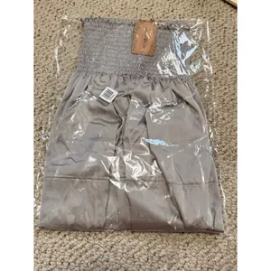 Natural Life NWT Boho Satin Flowy Shorts Gray Silver‎ Smocked Waist M Coquette thumbnail 7