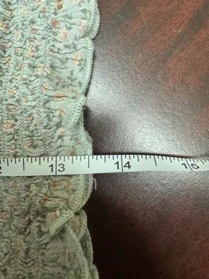 American Eagle Cropped Floral Halter Blouse Size Large thumbnail 7