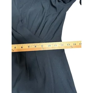 The Fifth‎ Label Chemistry Long Sleeve Wrap Dress Size XXS Navy Blue thumbnail 10