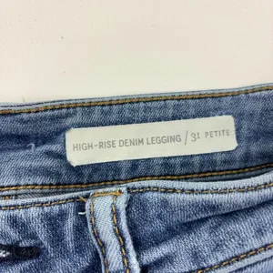 Pilcro High-Rise Denim Legging Jeans Womens 31P Petite Blue Medium Wash Jegging thumbnail 2
