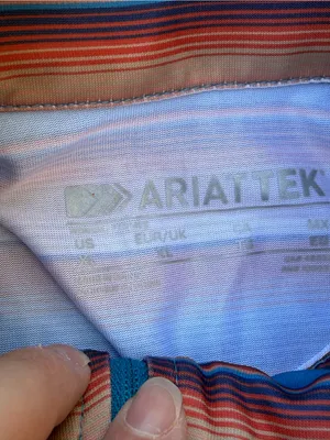 Ariat Tek Laguna 1/4 Zip Long sleeve top women's XL lightweight wicking thumbnail 4