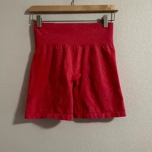 NVGTN High-Waist Red Women’s bike Shorts thumbnail 1
