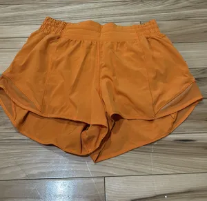 Lululemon Shorts Hotty Hot 4" 6 High-Rise Orange thumbnail 1