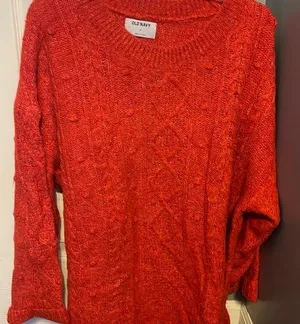Old Navy Red 2X  sweater thumbnail 1