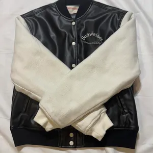 Budweiser pacsun leather jacket thumbnail 1