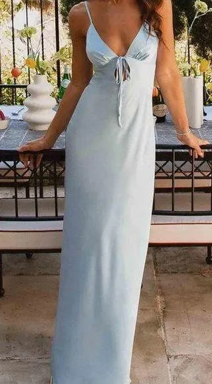 Peppermayo flora satin maxi dress US 6 // 041226 thumbnail 1