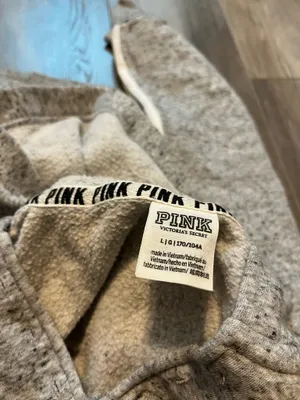 Victoria’s Secret PINK Bling Lace Up Rose Hoodie thumbnail 4