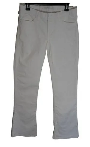Rock Republic White Bootcut Jeans Women Size 27 Embellished Pocket Denim Pants thumbnail 1