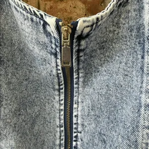 CULPOS x INC Denim Bodysuit Acid Wash Y2K Festival Retro 90s Sz 14 NEW $79.50 thumbnail 2