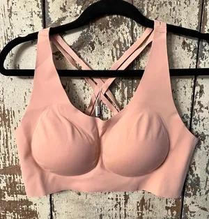 Lounge NWT Pretty Well sports bra size XL Pink padded thumbnail 1