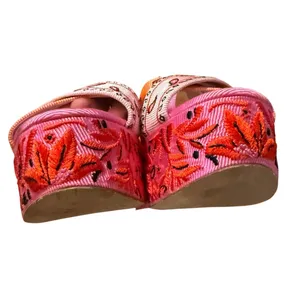Kate Spade New York Rio Bandana Patchwork Platform Sandals Women's Sz. 9 thumbnail 8