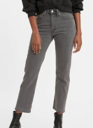 Levi's Wedgie High Rise Jeans‎ Women's Size 24 Gray Capsule Wardrobe thumbnail 1