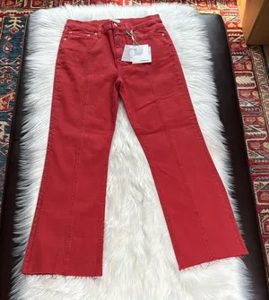 Pistola Rouge Lennon High Rise Crop Boot Jeans thumbnail 1