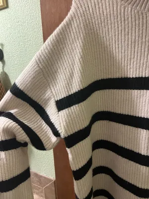 ZARA Chunk Striped Sweater thumbnail 2