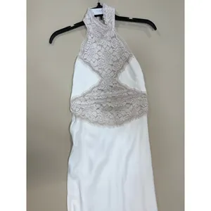 Third Form Serenade Lace Halter Maxi Dress size 4 thumbnail 3